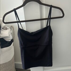 Cotton On Black Fitted Crop Camisole